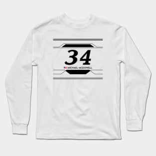 Michael McDowell #34 2023 NASCAR Design Long Sleeve T-Shirt